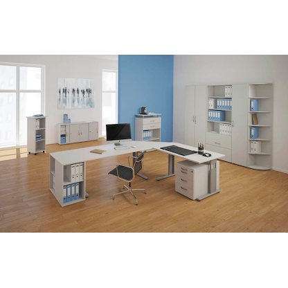 Artikelbild 4 für geramöbel Aktenregal lichtgrau 40,0 x 40,0 x 180,8 cm, 1 St., Artikelnummer 343584