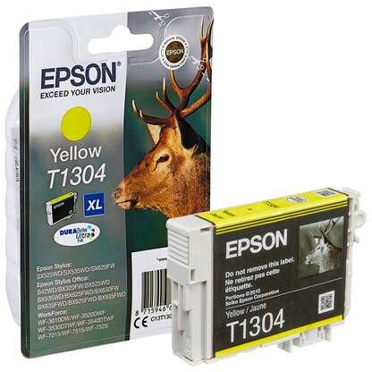 Artikelbild für EPSON T1304XL (Hirsch) gelb Druckerpatrone, Artikelnummer 546101