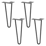 Artikelbild 1 für WAGNER® design yourself HAIRPIN ST 8240 Tischbeine schwarz , 4 St., Artikelnummer 420097