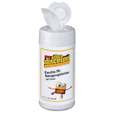 Artikelbild 1 für office discount feuchte Reinigungstücher PC-/Oberflächen 1-lagig weiß, 100 Tücher, Artikelnummer 521344