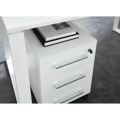 Artikelbild 8 für GERMANIA Monteria Rollcontainer weiß 3 Auszüge 40,0 x 50,0 x 55,0 cm, Artikelnummer 121422