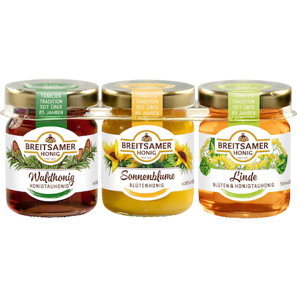 Artikelbild für BREITSAMER HONIG Der klassische Dreierlei Honig, 3x 67,0 g, Artikelnummer 803839