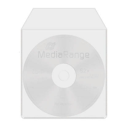 Artikelbild 2 für MediaRange 1er CD-/DVD-Hüllen transparent, 50 St., Artikelnummer 352587
