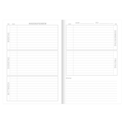 Artikelbild 3 für Staufen® Hausaufgabenheft Style Lineatur SL liniert DIN A5 ohne Rand, 48 Blatt, 1 St., Artikelnummer 717827