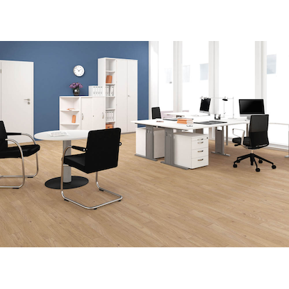 Artikelbild 3 für geramöbel Flex Rollladenschrank weiß, silber 1 Fachboden 80,0 x 42,5 x 79,8 cm, Artikelnummer 876197