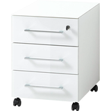 Artikelbild 1 für GERMANIA Monteria Rollcontainer weiß 3 Auszüge 40,0 x 50,0 x 55,0 cm, Artikelnummer 121422