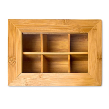 Artikelbild 7 für relaxdays Teebox braun 22,0 x 16,0 cm, 1 St., Artikelnummer 471504