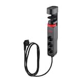 Artikelbild 1 für IOIO SL 3000 3-fach Tischsteckdose 1,5 m schwarz mit USB-Buchse, Artikelnummer 508947