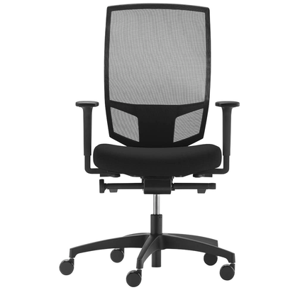 Artikelbild für Dauphin Bürostuhl @Just evo mesh, AJ 5776_SLP Stoff schwarz, Gestell schwarz, Artikelnummer 125908