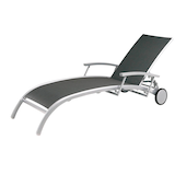 Artikelbild 1 für BEST Sonnenliege Palermo grau Aluminium, Artikelnummer 138757