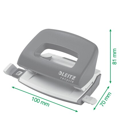 Artikelbild 4 für LEITZ Locher Recycle Mini rot, 1 St., Artikelnummer 118477