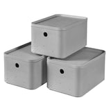 Artikelbild 1 für curver BETON S Aufbewahrungsboxen-Set grau, 3 St., Artikelnummer 744809