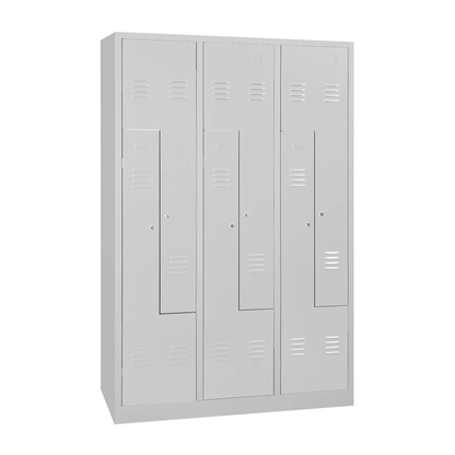Artikelbild 2 für Gürkan Z-Spind lichtgrau 106583, 6 Schließfächer 120,0 x 50,0 x 180,0 cm, Artikelnummer 286484