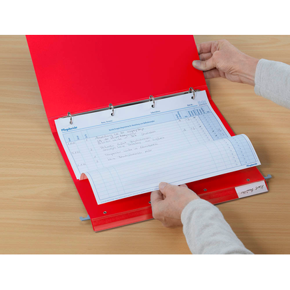 Artikelbild 6 für BOI Patienten-Dokumentations-Hängemappe 4-Ringe Economy Click-Line rot Boden: 3,0 cm, 1 St., Artikelnummer 666832