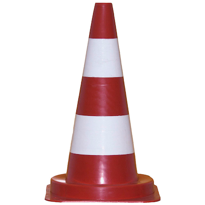 Artikelbild für Leitkegel rot, weiß 50,0 cm, 1 St., Artikelnummer 807438