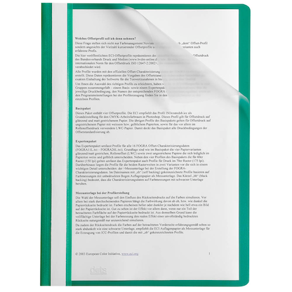 Artikelbild für dots Schnellhefter Kunststoff grün DIN A4, 25 St., Artikelnummer 917258