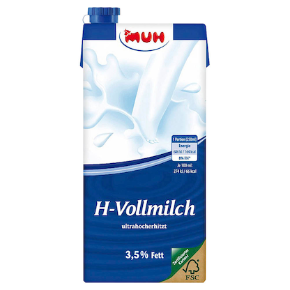 Artikelbild 2 für AKTION: MUH Milch 3,5 % 12x 1,0 l, Artikelnummer 494983