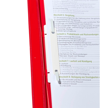 Artikelbild 9 für VELOFLEX Heftstreifen, selbstklebend weiß Kunststoff, 10 St., Artikelnummer 813030