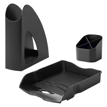 Artikelbild für HAN Schreibtischset Re-LOOP schwarz, Artikelnummer 448013