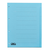 Artikelbild 1 für dots Ordnerregister DIN A4 Vollformat blanko blau 10-teilig, 5 Satz, Artikelnummer 294520