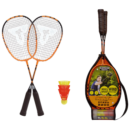 Artikelbild 4 für TALBOT torro® Badminton-Set schwarz, orange, Artikelnummer 470353