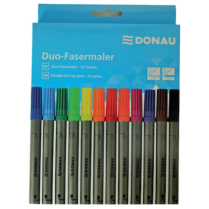 Artikelbild 3 für DONAU Filzstifte farbsortiert, 12 St., Artikelnummer 687527