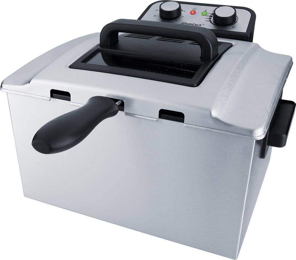 Steba - Df 300 Doppia 5 L 3000 W Nero, Acciaio Inossidabile