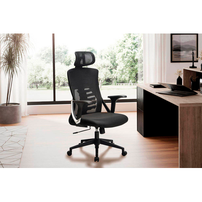 Artikelbild 4 für AMSTYLE Bürostuhl, SPM1.447 Stoff schwarz, Gestell schwarz, Artikelnummer 314779