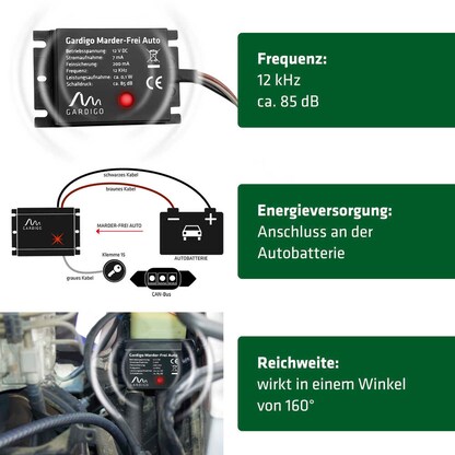 Artikelbild 4 für GARDIGO Marder Frei Kfz Tierabwehrmittel, Artikelnummer 796858
