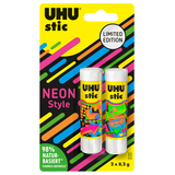Artikelbild 1 für UHU Neon Edition Klebestifte 8,2 g, 2 St., Artikelnummer 652988