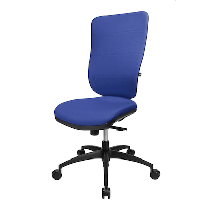 Artikelbild 4 für Topstar Bürostuhl Soft Pro 100, NN400 T38 Stoff blau, Gestell schwarz, Artikelnummer 263448