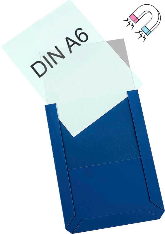 AZKEEGREY 10 Stück Selbstklebender A6 Wand Plakathalter Blatthalter mit