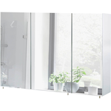 Artikelbild 1 für MÖBELPARTNER Spiegelschrank Basic 134110 weiß glanz 120,0 x 16,0 x 70,7 cm, Artikelnummer 673002