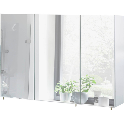 Artikelbild für MÖBELPARTNER Spiegelschrank Basic 134110 weiß glanz 120,0 x 16,0 x 70,7 cm, Artikelnummer 673002