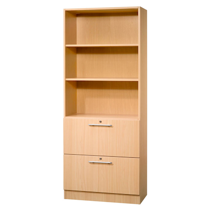 Artikelbild für HAMMERBACHER Regalschrank Sira, V7300/6/6/RE buche 80,0 x 42,0 x 200,4 cm, 1 St., Artikelnummer 199257