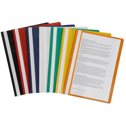 Artikelbild für dots Schnellhefter Kunststoff farbsortiert DIN A4, 25 St., Artikelnummer 917284