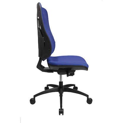Artikelbild 6 für Topstar Bürostuhl Soft Pro 100, NN400 T38 Stoff blau, Gestell schwarz, Artikelnummer 263448