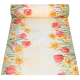 Artikelbild 1 für PAPSTAR Tischläufer Tulips & Daffodils 37013 mehrfarbig 40,0 cm x 24,0 m, 1 St., Artikelnummer 695878