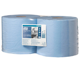 Artikelbild 1 für TORK Putztuchrollen Advanced 420 2-lagig blau, 750 Blätter, 2 Rollen, Artikelnummer 102520