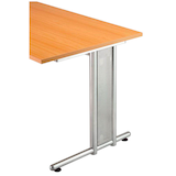 Artikelbild 1 für HAMMERBACHER Prokura Seitenblenden silber 12,5 x 61,5 cm, Artikelnummer 709709