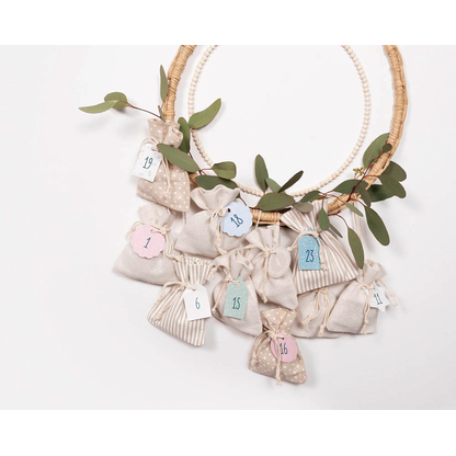 Artikelbild 13 für folia Adventskalender basic natur, Artikelnummer 273353