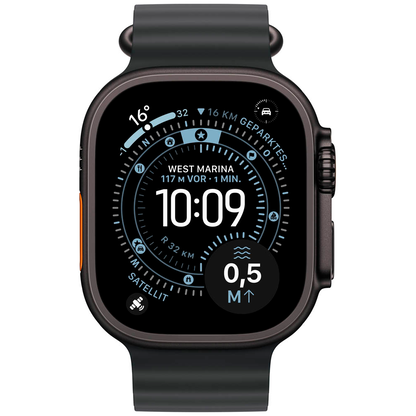 Artikelbild 2 für Apple Watch Ultra 3 Ocean Armband maritimblau, schwarz, Artikelnummer 715189