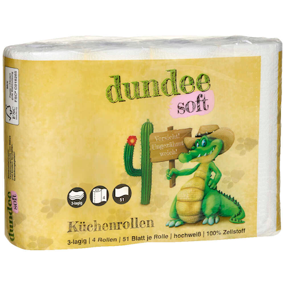 Artikelbild 5 für dundee Küchenrollen 3-lagig, 32 Rollen, Artikelnummer 528616