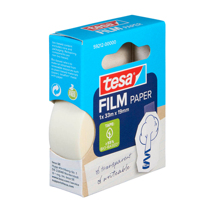 Artikelbild 6 für tesa PAPER Klebefilm transparent 19,0 mm x 33,0 m 1 St., Artikelnummer 518299