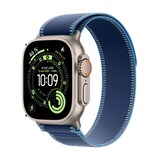 Artikelbild 1 für Apple Watch Ultra 3 Trail Armband M/L blau, natur, Artikelnummer 715199