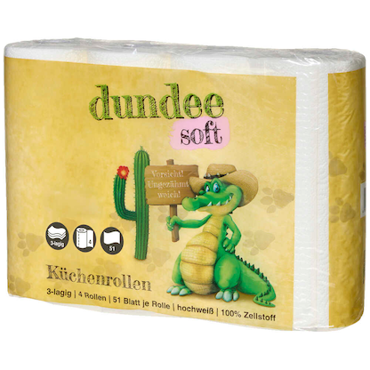 Artikelbild 6 für dundee Küchenrollen 3-lagig, 32 Rollen, Artikelnummer 528616