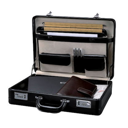 Artikelbild 3 für Alassio Aktenkoffer TAORMINA Leder schwarz 45,5 x 12,0 x 33,0 cm, Artikelnummer 188706