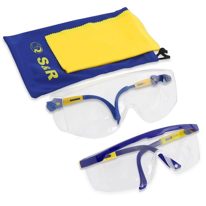 Artikelbild 2 für S&R Schutzbrillen-Set blau, gelb, 1 Set, Artikelnummer 390439