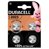 Artikelbild 1 für DURACELL Knopfzellen CR 2025 Lithium 3,0 V, 4 St., Artikelnummer 696751
