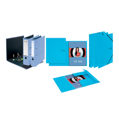 Artikelbild 7 für VON LEITZ Eckspanner DIN A4 hellblau, 1 St., Artikelnummer 669877